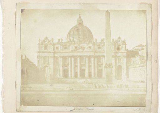 View of St. Peter's Basilica in Rome