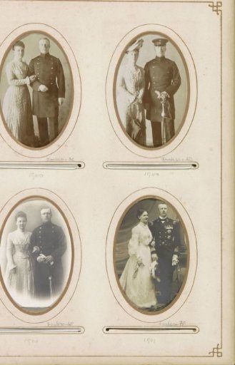 Portrait of Queen Wilhelmina and Prince Hendrik