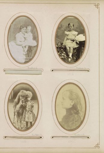 Portrait of Princess Wilhelmina in mourning dress