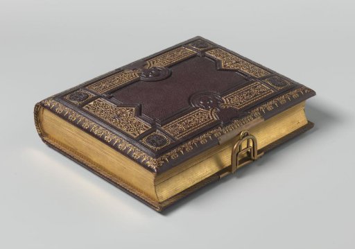 Photo album with music box with portraits of sailors