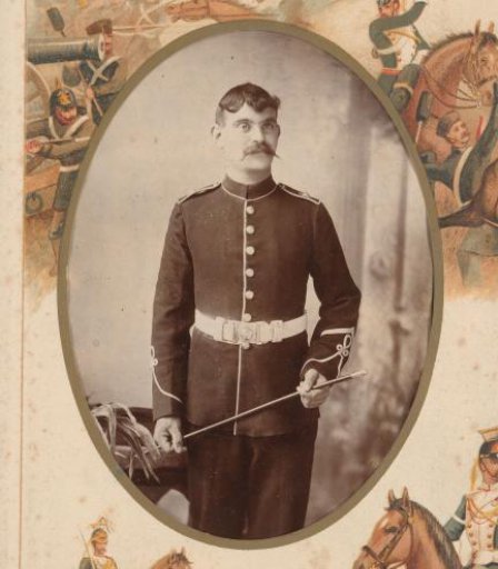 Portrait of a man in military uniform