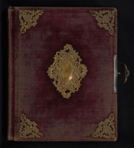 Photo album with music box (empty)