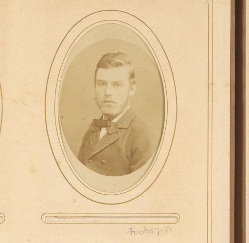 Portrait of a man with a bow tie