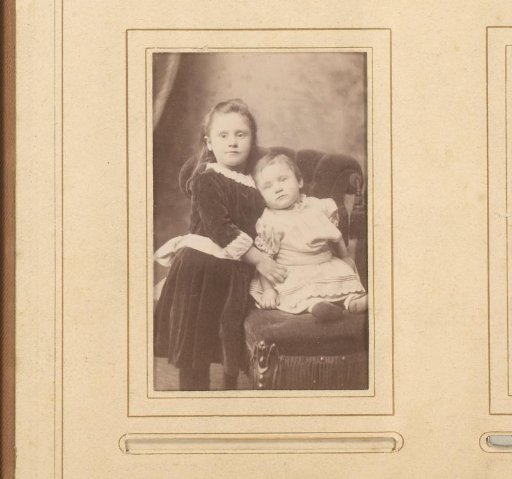 Portrait of a girl and a boy