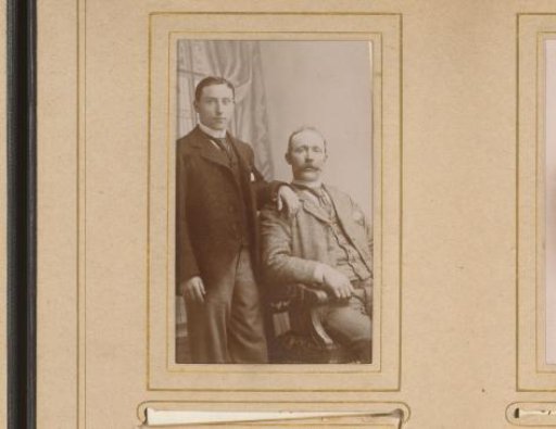 Portrait of two men