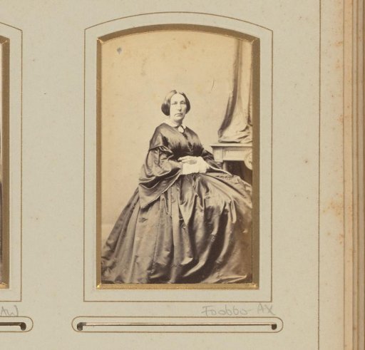 Portrait of a seated woman