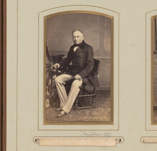 Portrait of a seated man