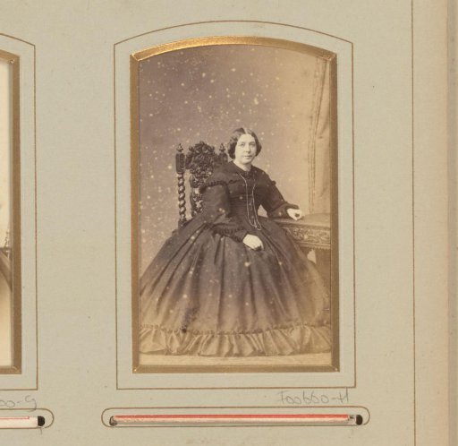 Portrait of a seated woman