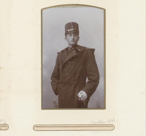 Portrait of a man in military uniform