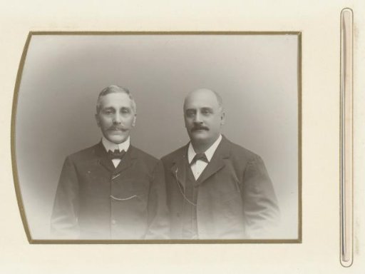 Portrait of two men