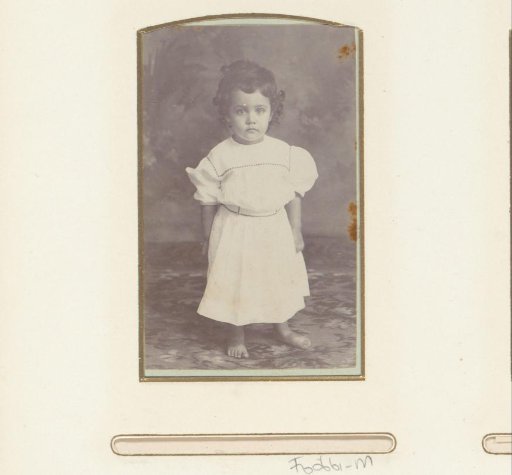 Portrait of a standing young girl