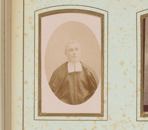 Portrait of a Man with a White Collar