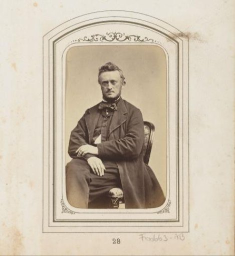 Portrait of a seated man