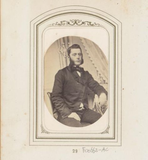 Portrait of a seated man