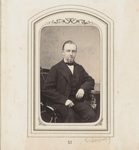 Portrait of a seated man