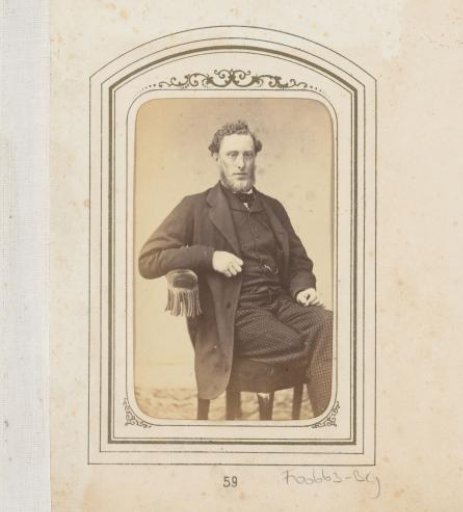 Portrait of a seated man