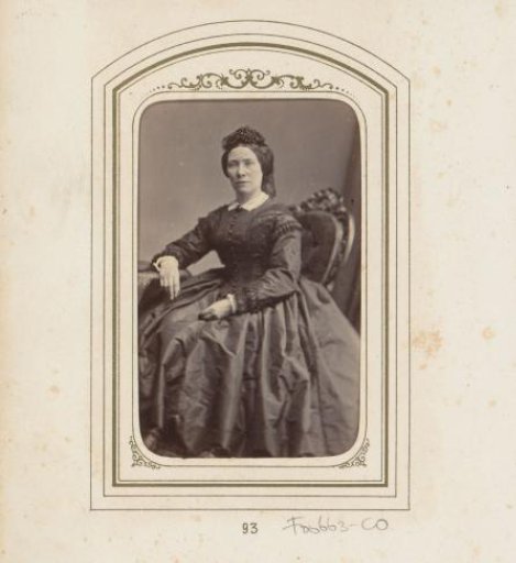 Portrait of a seated woman