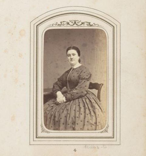 Portrait of a seated woman
