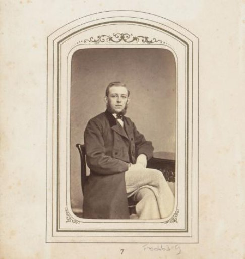 Portrait of a seated man