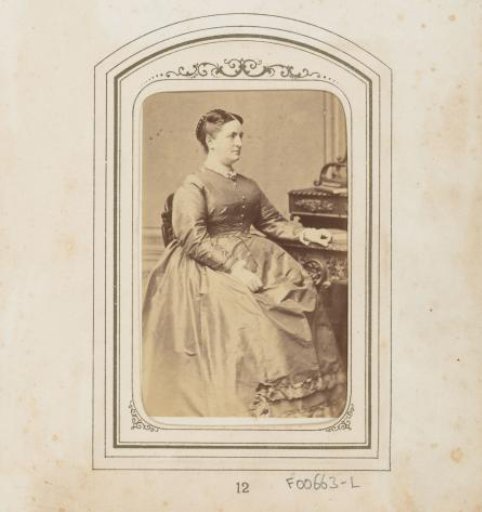 Portrait of a seated woman