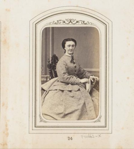 Portrait of a seated woman