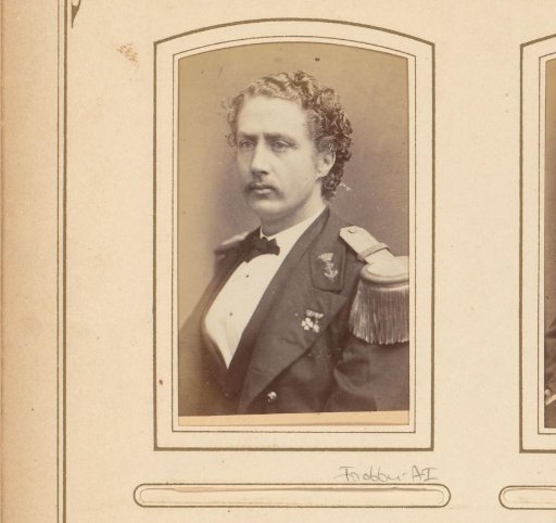 Portrait of a young man in military uniform