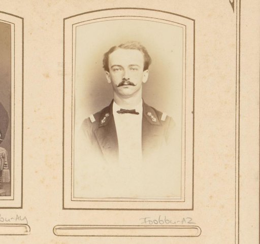 Portrait of a man with insignia on his coat