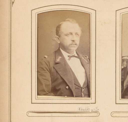 Portrait of a man with insignia on his coat