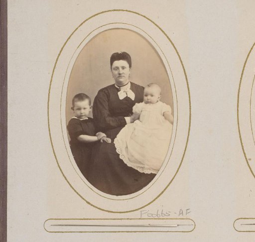 Portrait of a Woman with Two Small Children