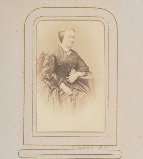 Portrait of a seated woman