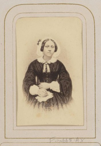 Portrait of a woman with a cap and handkerchief