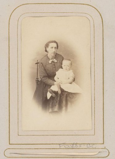 Portrait of a grandmother with a child