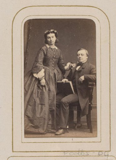 Portrait of a Woman and a Man with a Book