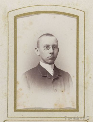 Portrait of a young man with spectacles