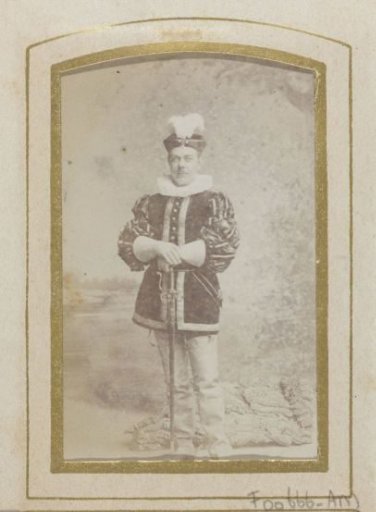 Portrait of a man in costume, identified as H.W. van Tienhoven