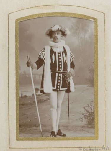 Portrait of Arnold Cornelis Maas Geesteranus in costume