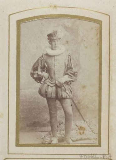 Portrait of a young man in costume, inscribed as H.M. Hijmans