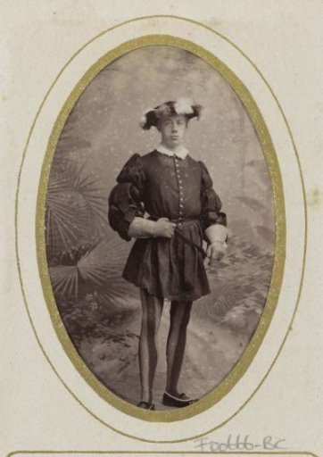 Portrait of a young man in costume, inscribed as G.J. Verburgt