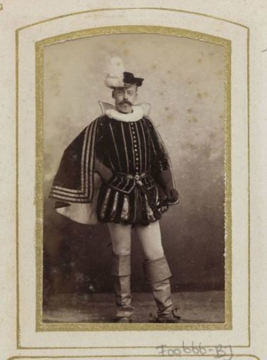 Portrait of a man in costume, inscribed as G.W. Eekhout