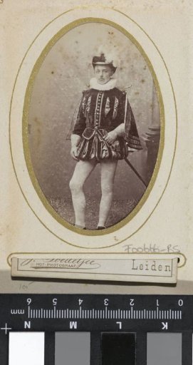 Portrait of a young man in costume with a sword, inscribed as G. Hendrikman Murman