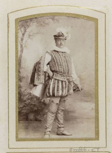 Portrait of a young man in costume, inscribed as A.J. van Sminia