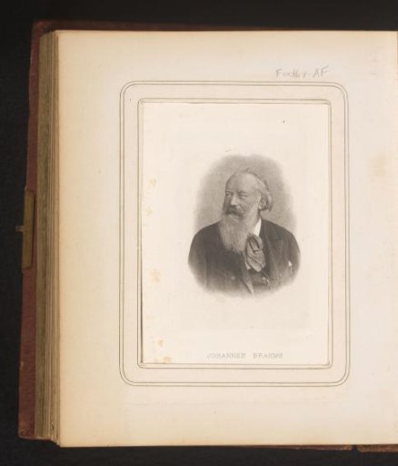 Portrait of Johannes Brahms