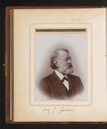 Portrait of Joseph Joachim