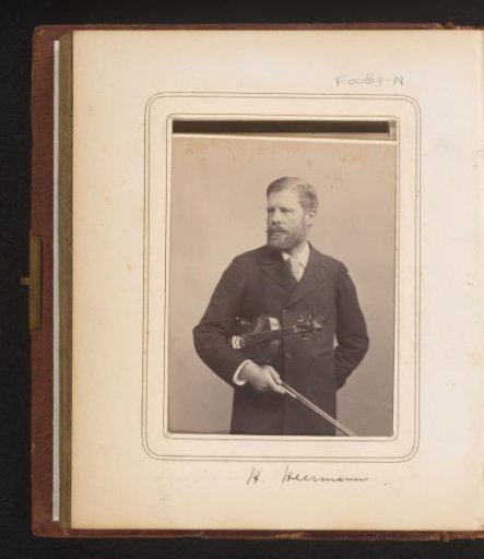Portrait of Hugo Heermann