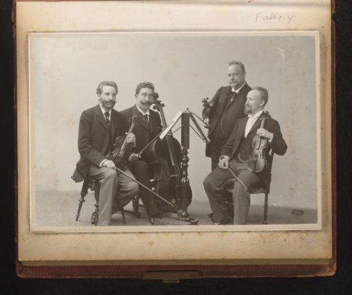 Group portrait of a string quartet