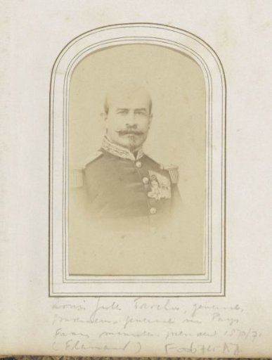 Portrait of Louis Jules Trochu, General, Governor-General of Paris and Prime Minister of France
