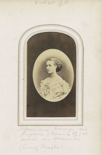 Portrait of Alexandra of Denmark, Queen of the United Kingdom