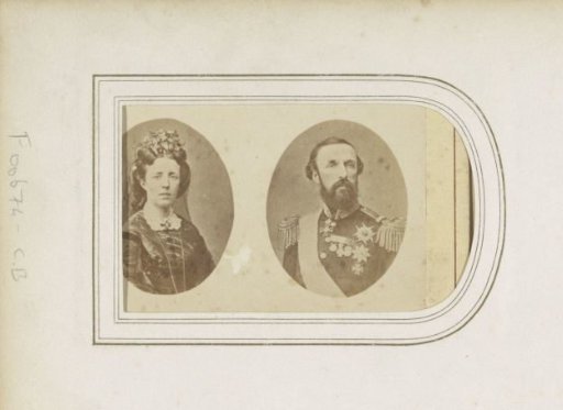 Portraits of Sophia and Oscar, Duchess and Duke of Östergötland