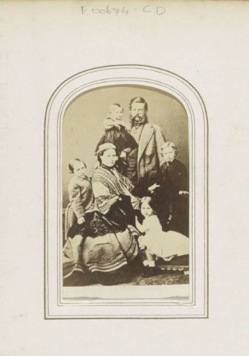 Group portrait of the family of Friedrich Wilhelm, Crown Prince of Prussia, with Wilhelm (the later Emperor Wilhelm II) on the left