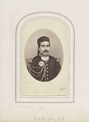 Portrait of Mustapha Ben Ismaïl, Tunisian general and minister